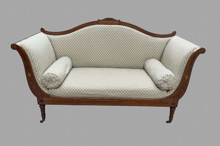 An Attractive Edwardian Two Seater Settee