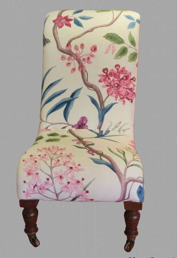 A Victorian Slipper Chair