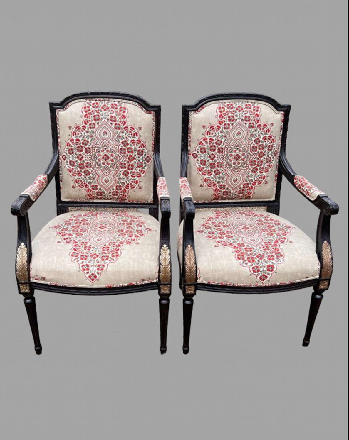 A Pair of Louis XV1 style Chairs