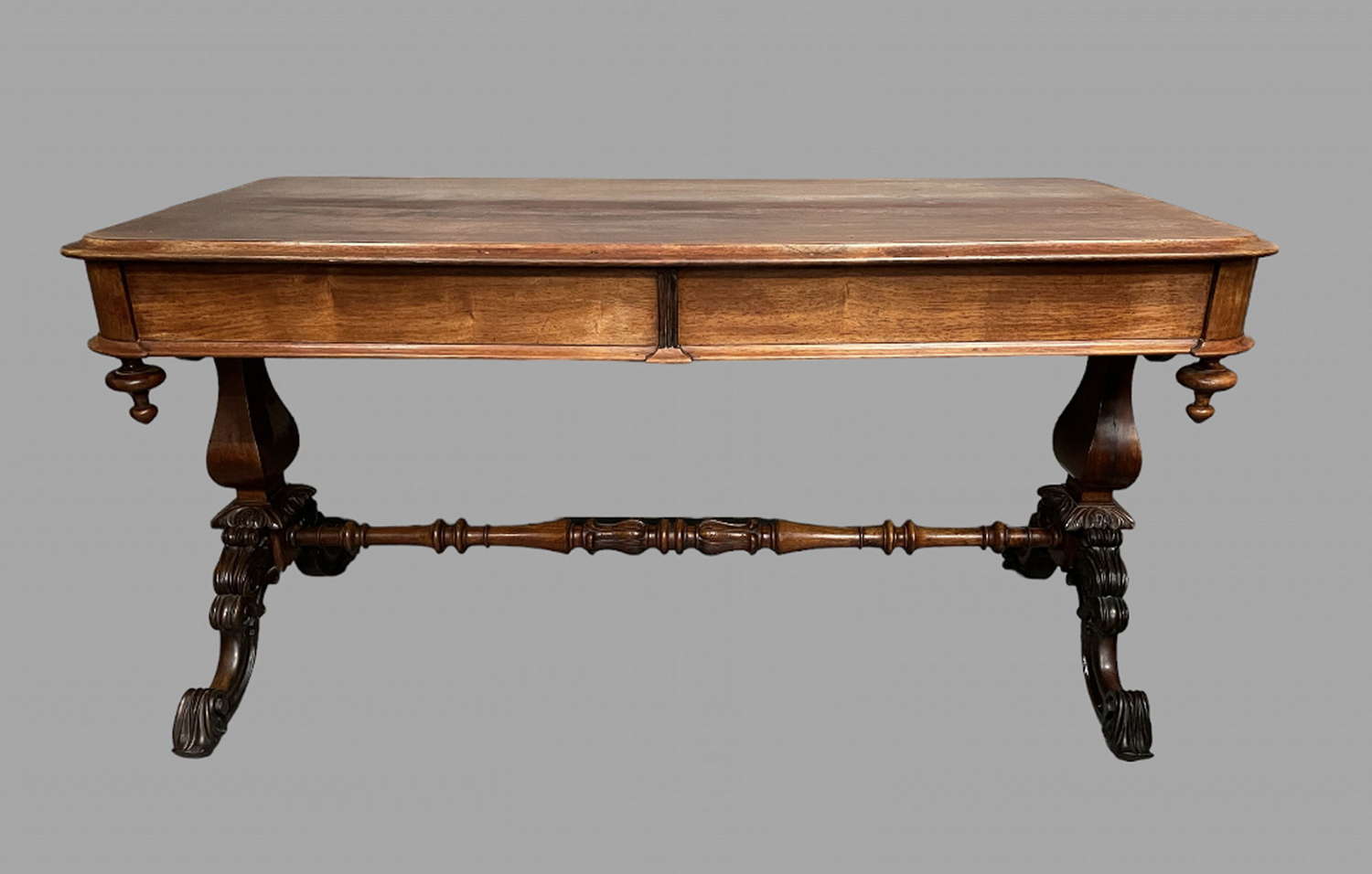 A Victorian Rosewood Library Table