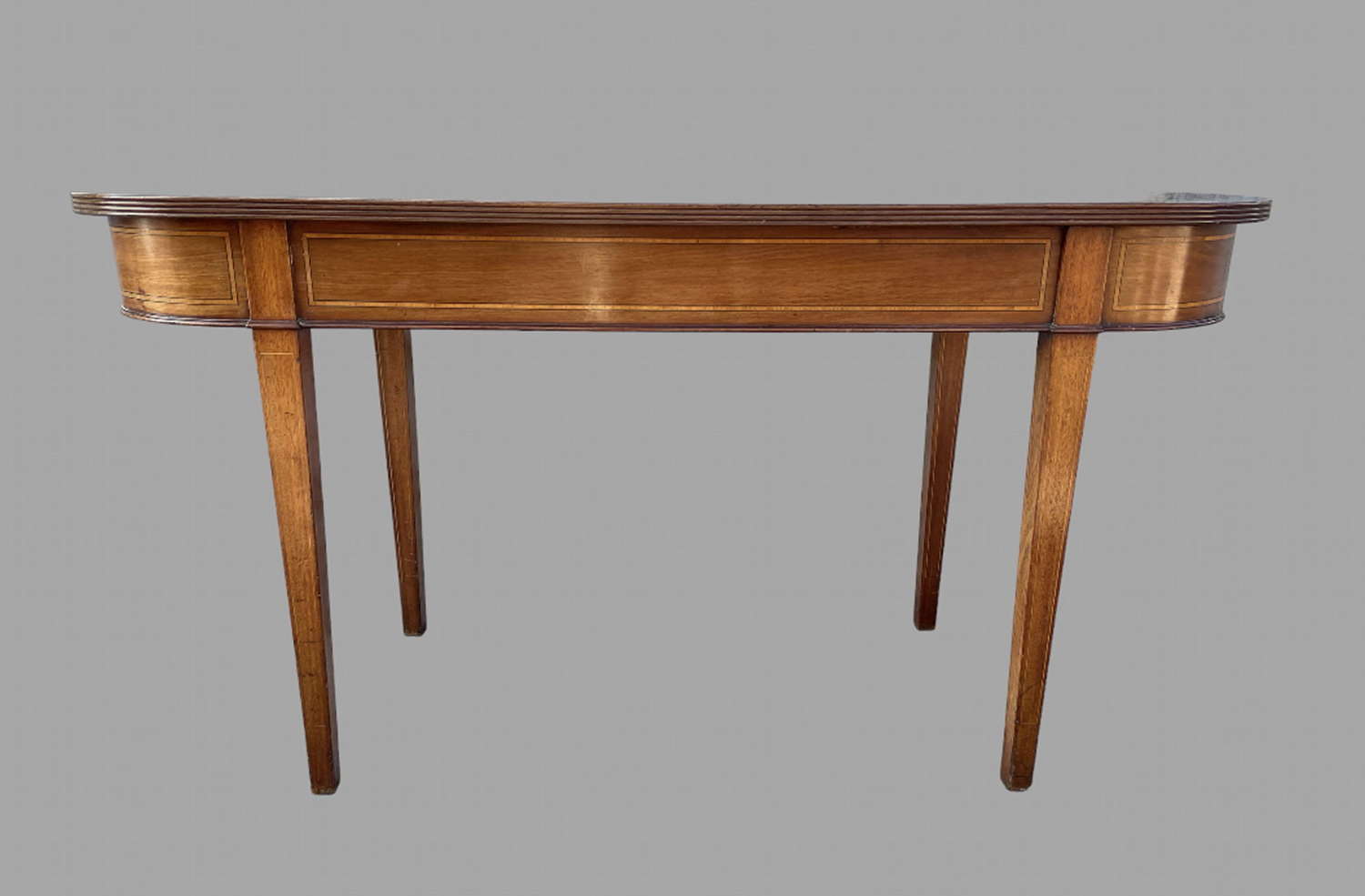 A 19thc Mahogany Inlaid Console Table