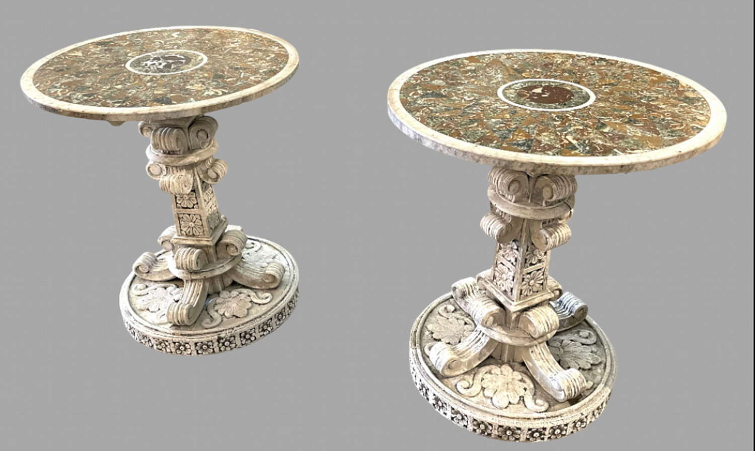 A Pair Of Decorative Side Tables