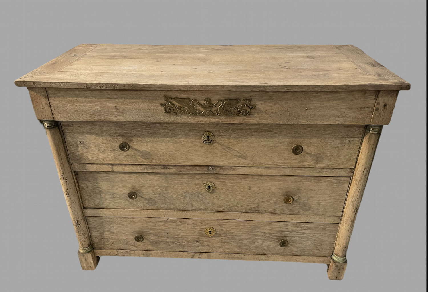 A Bleached Commode Chest Of Drawers