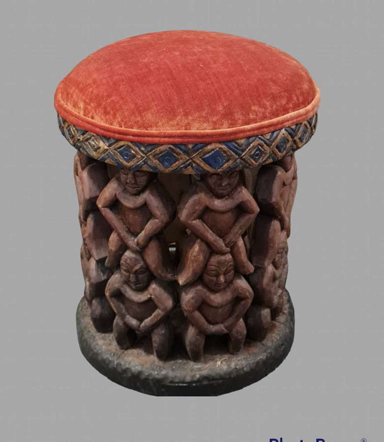 An Unusual Carved Tribal Stool