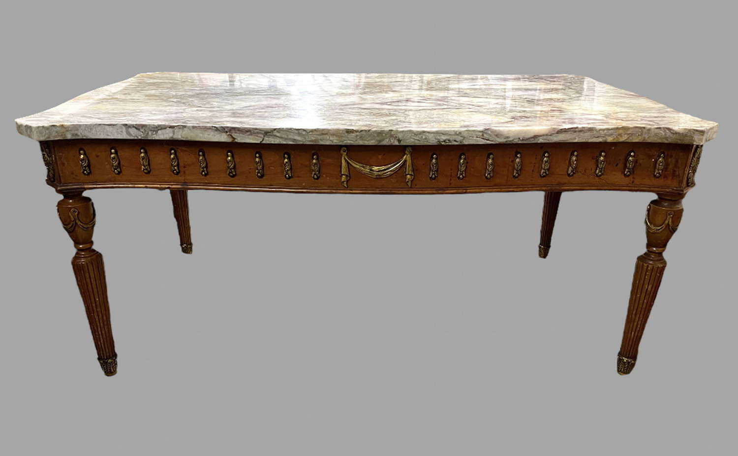 A French Marble Topped Coffee Table
