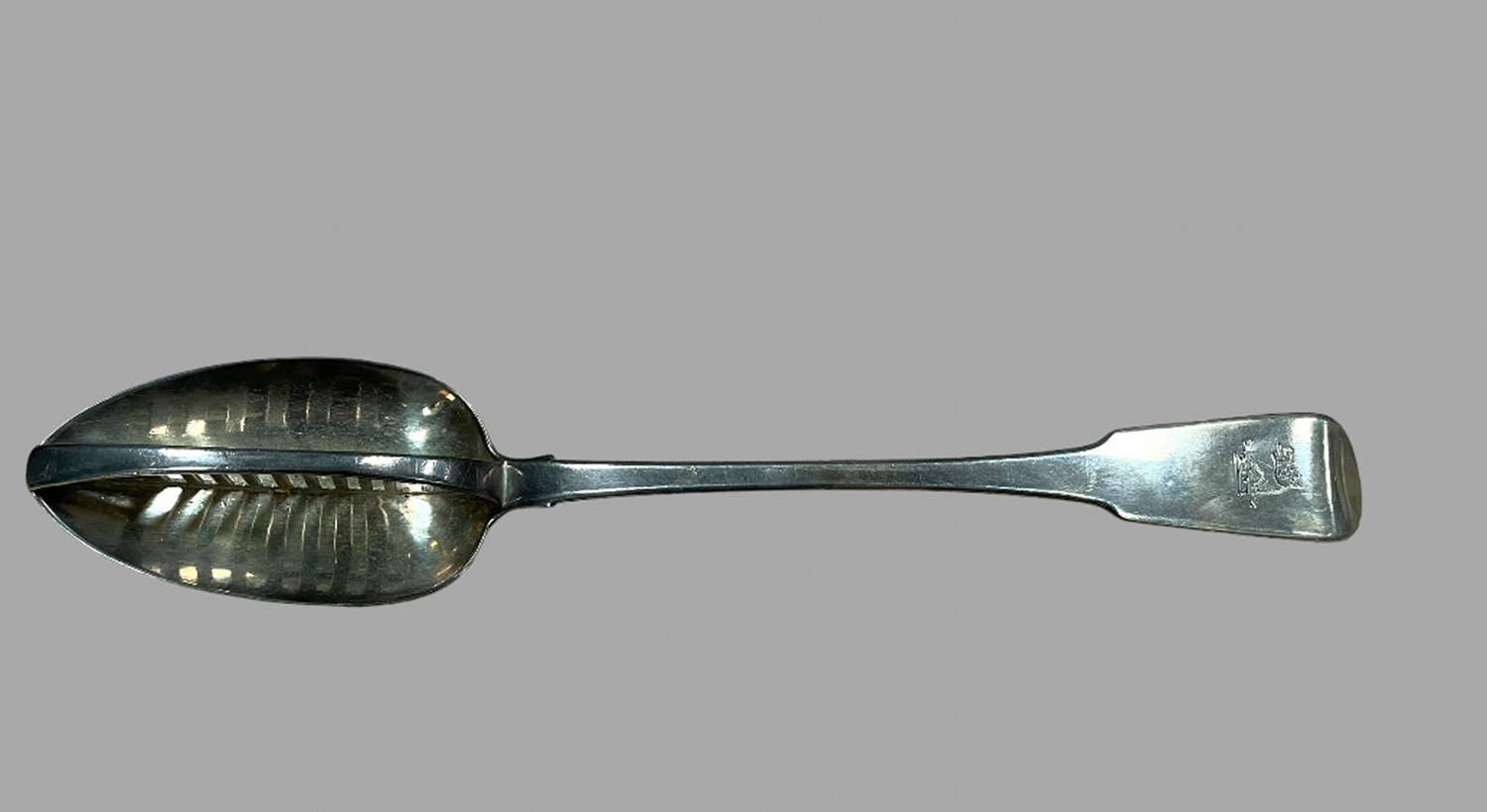 A  Silver Gravy Spoon 1817