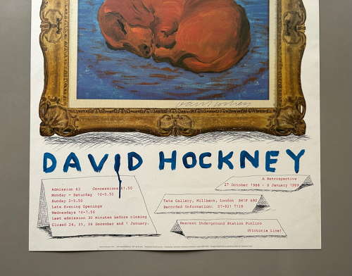 Limited Edition 'Little Stanley Sleeping', 1987 Signed David Hockney