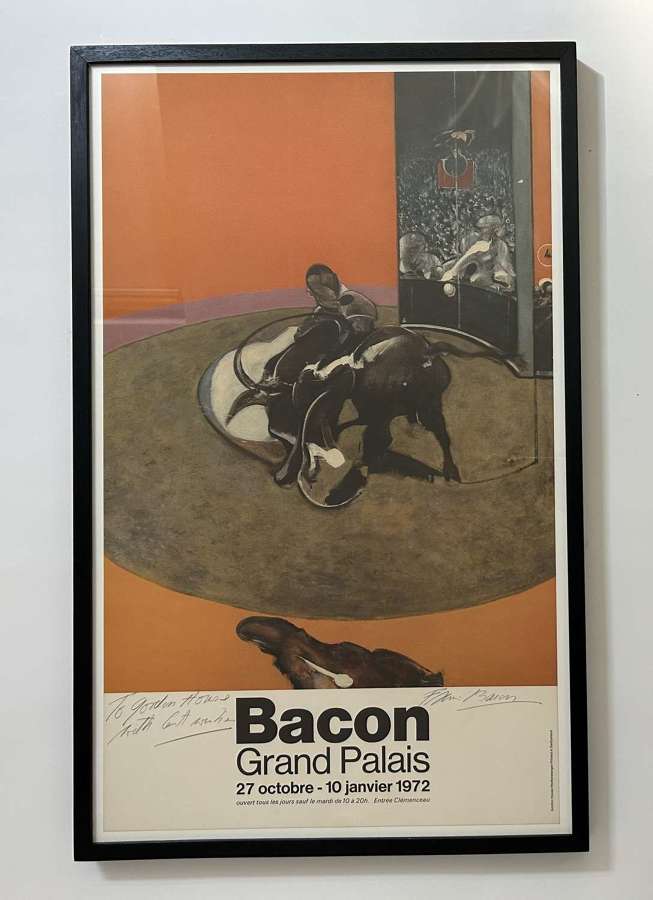 Francis Bacon Signed Grand Palais Poster