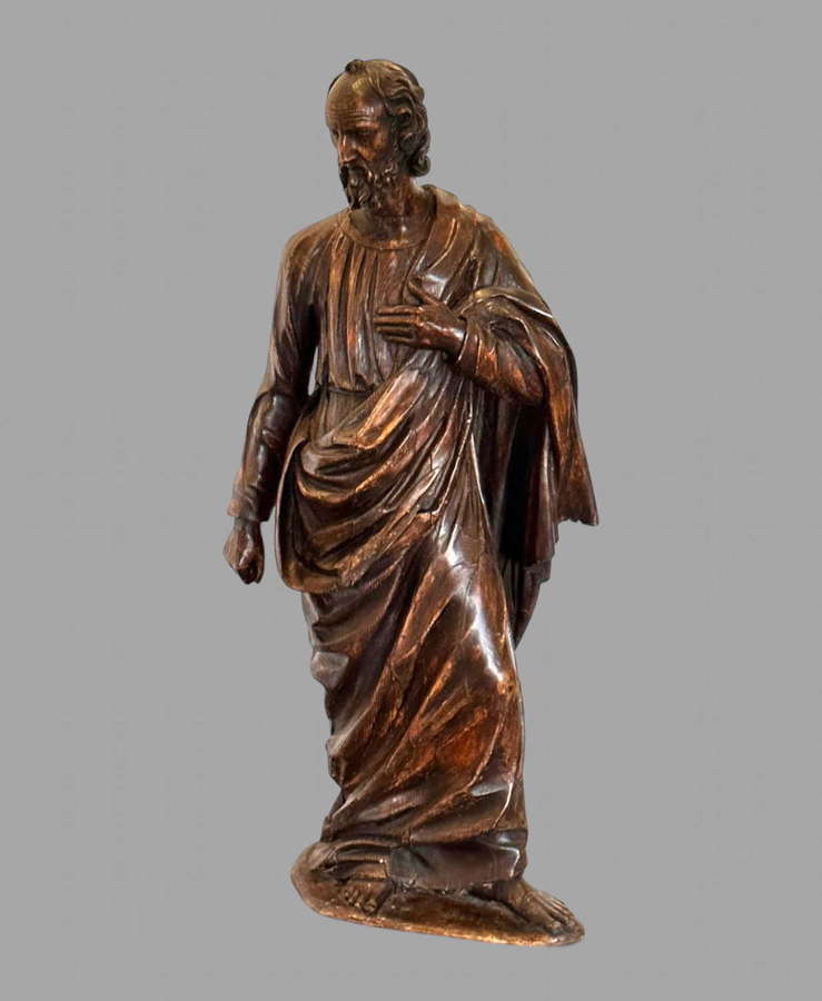 A 19th Century Wooden Sculpture of Jesus Christ