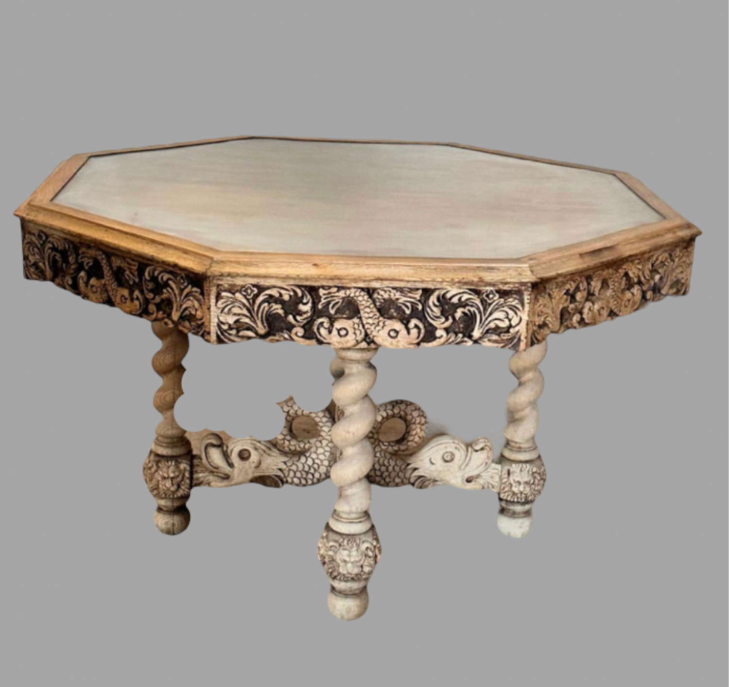A 19th Century Bleached Oak Centre Table