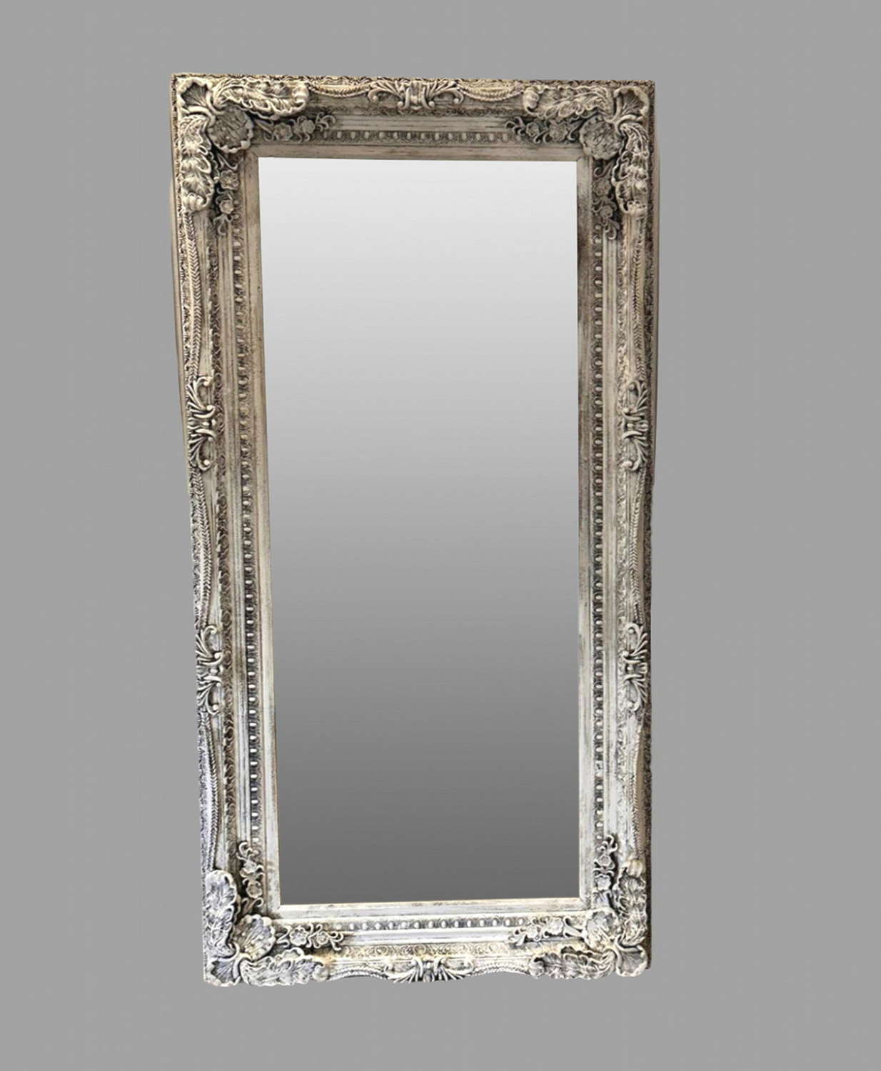 An Attractive Carved Painted Wall Mirror