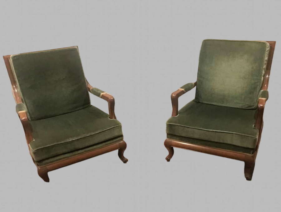 A Pair of Attractive South East Asian Armchairs
