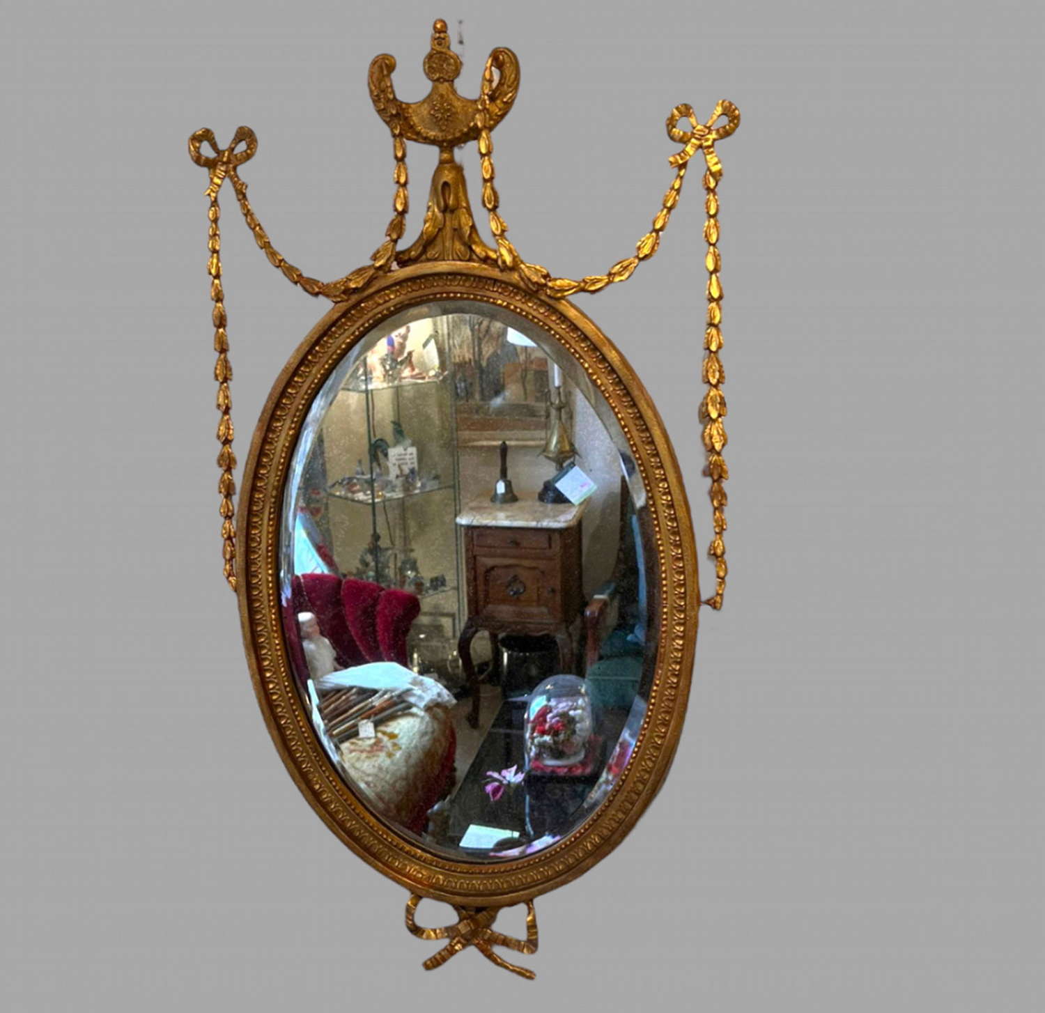 An Elegant Adams Style Mirror c1900