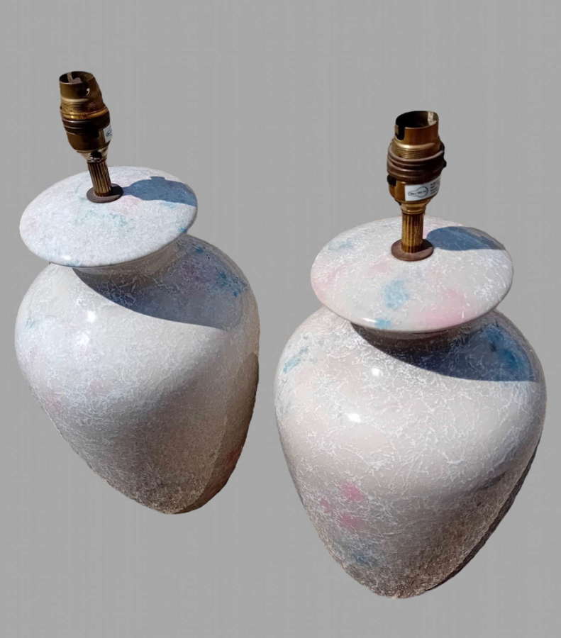 A Pair of Attractive Carlos Remes Lamps