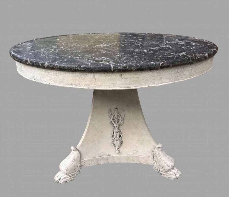 A c1820 Painted Gueridon Table