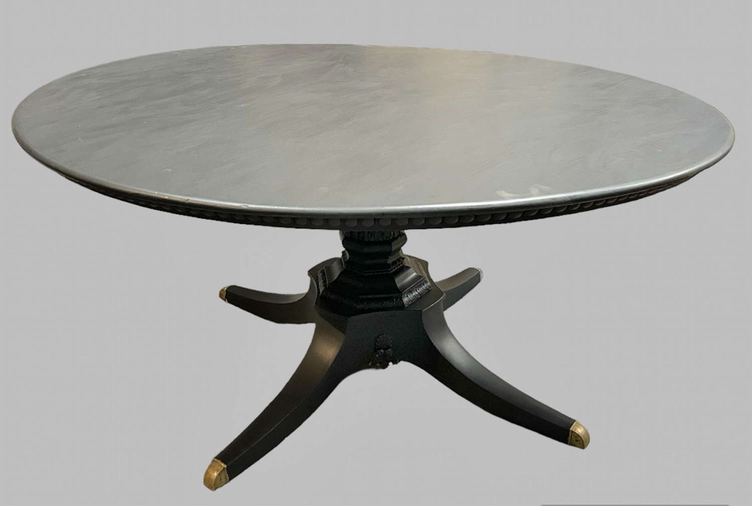 A Circular Mahogany Painted William IV Table