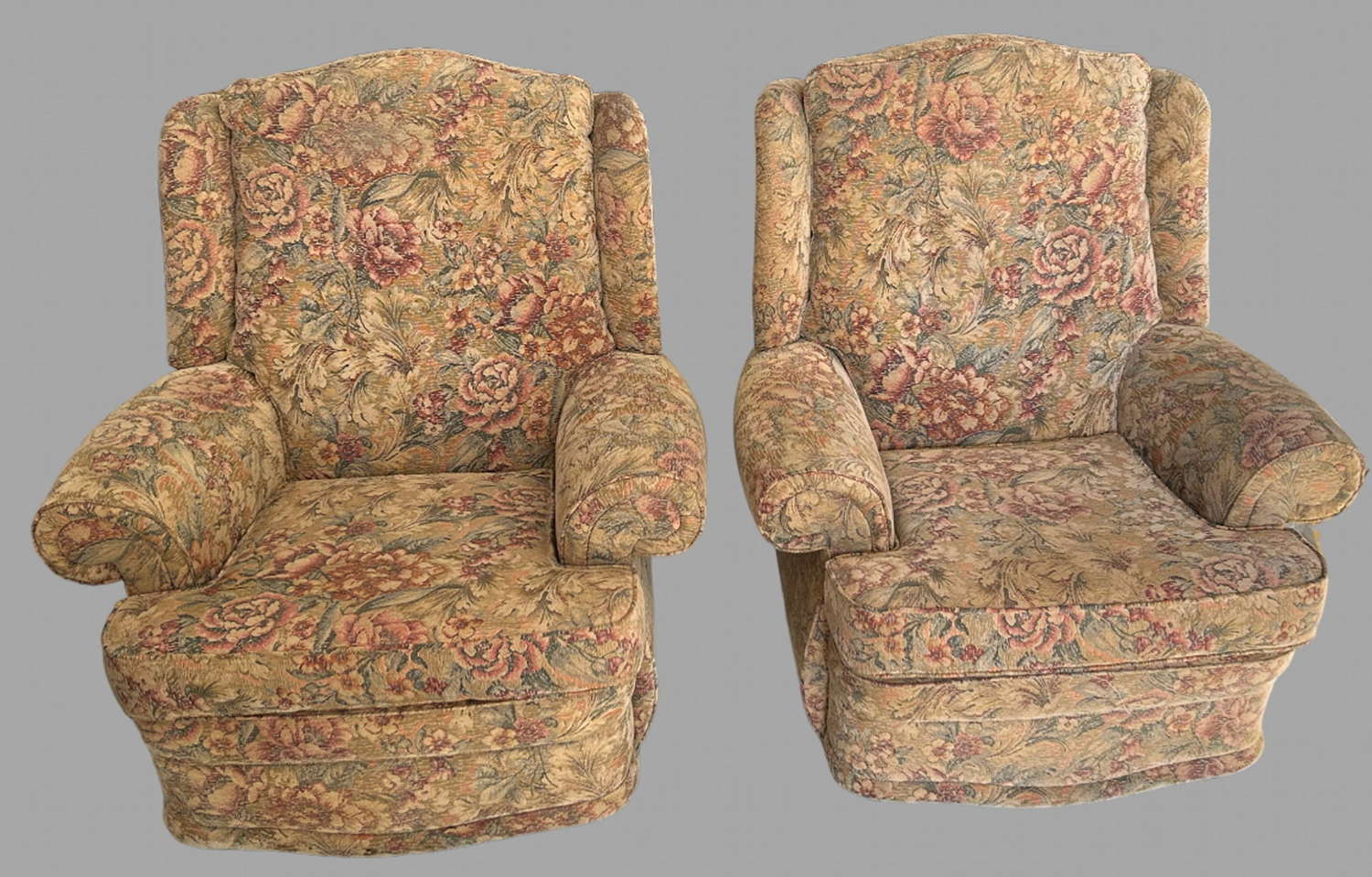 A Pair of Parker Knoll Chairs for Upholstery