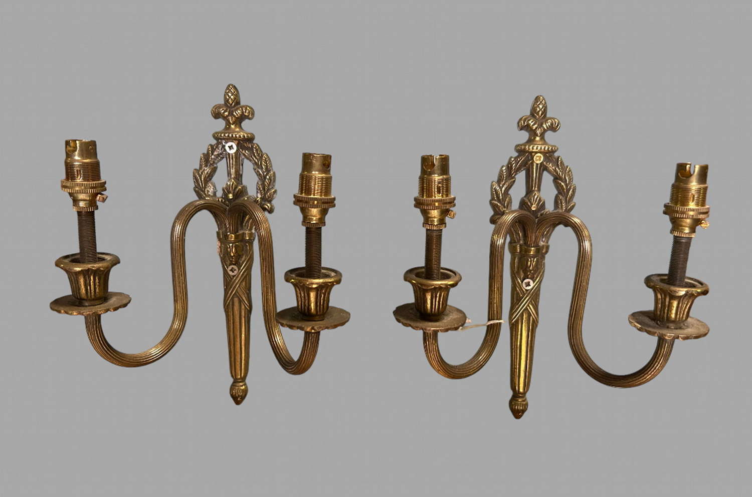 A Pair of Attractive Wall Light Fittings