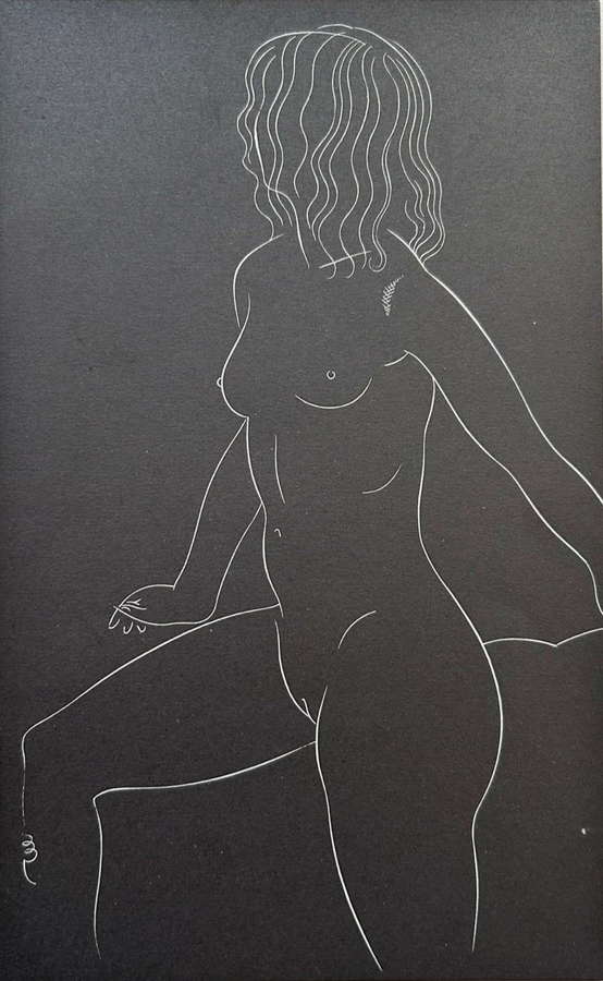 A Nude Engraving (5) by Eric Gill