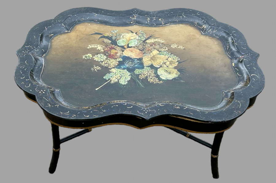 A Victorian Tray on Stand