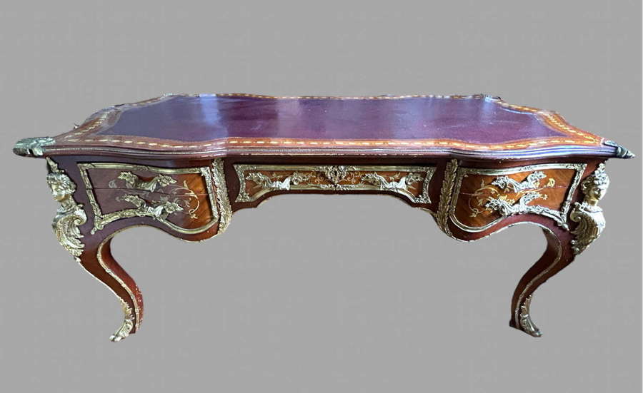 A Presidential Louis XV Style Large Desk