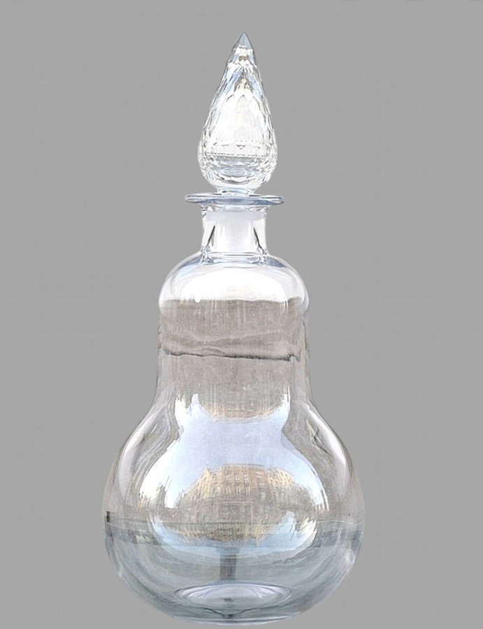 A Highly Decorative Cut Glass Apothecary Jar