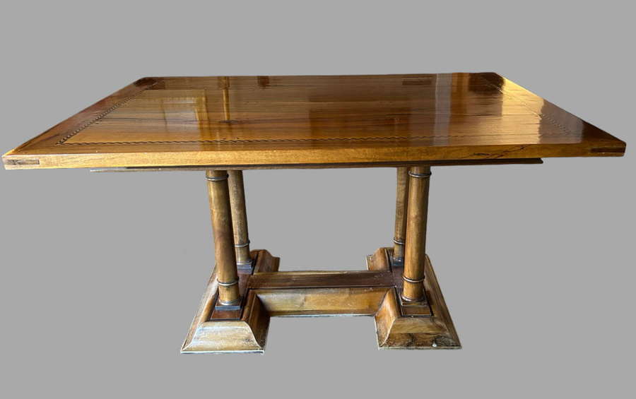 A Stunning English Walnut Centre/Dining Table