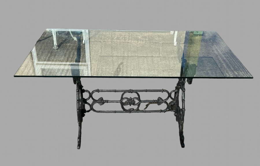 A Glass Topped Garden/Conservatory Table