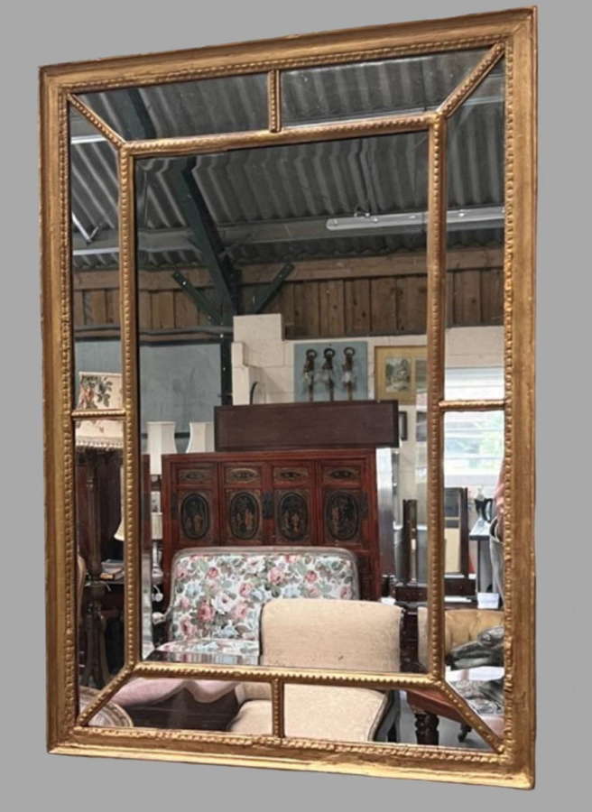 A 19th Century Cushion Mirror
