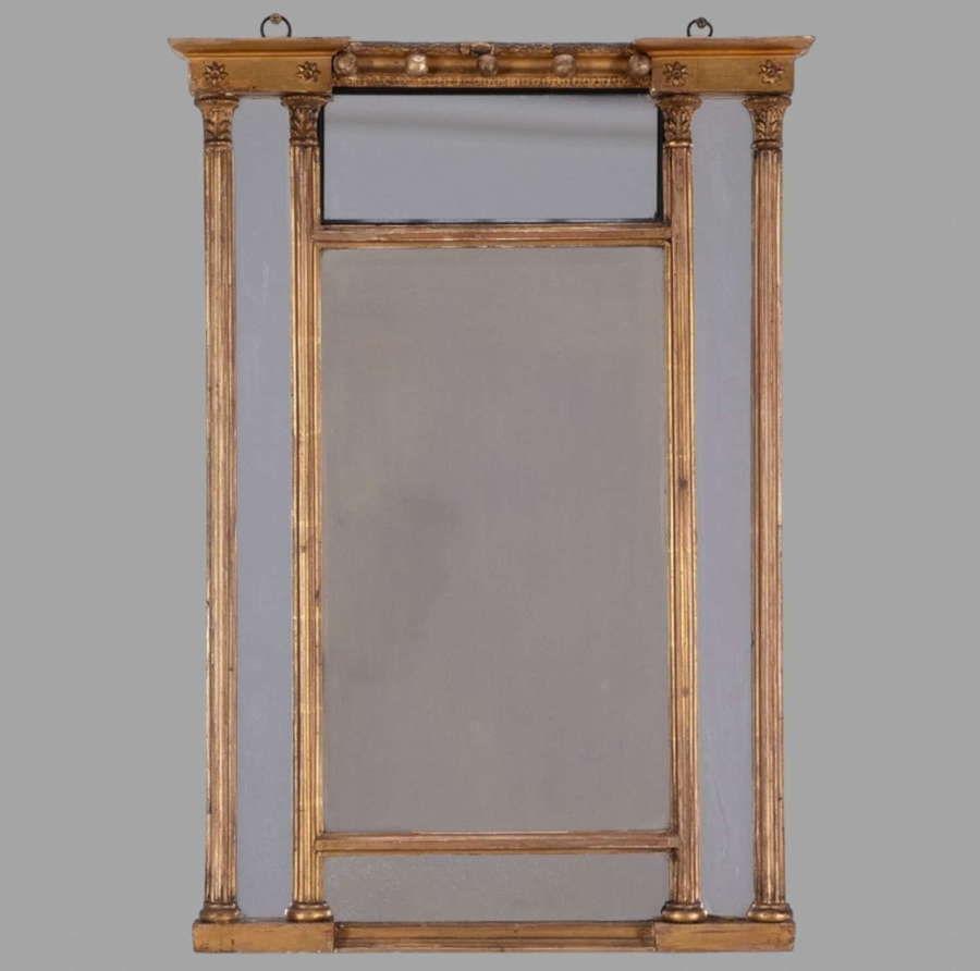 An Attractive 19th Century Gilt Pier Mirror
