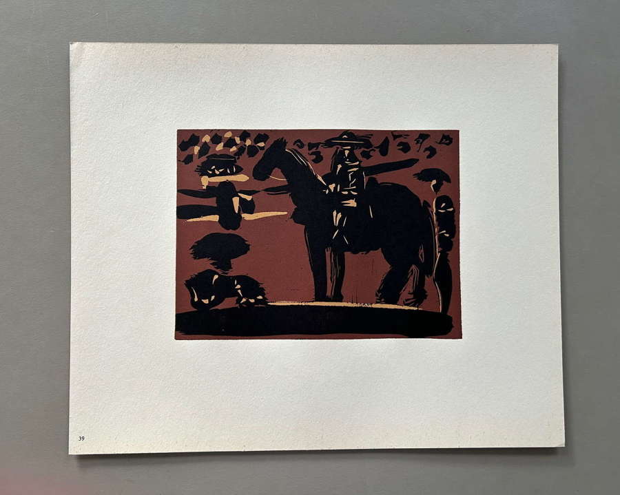 A Linocut from the 'Picasso Linogravure' Series of 45 Linocuts (A)