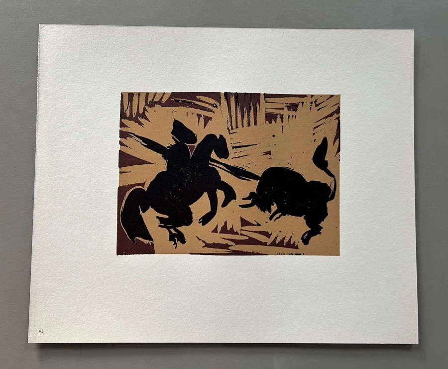 A Linocut from the 'Picasso Linogravure' Series of 45 Linocuts (B)
