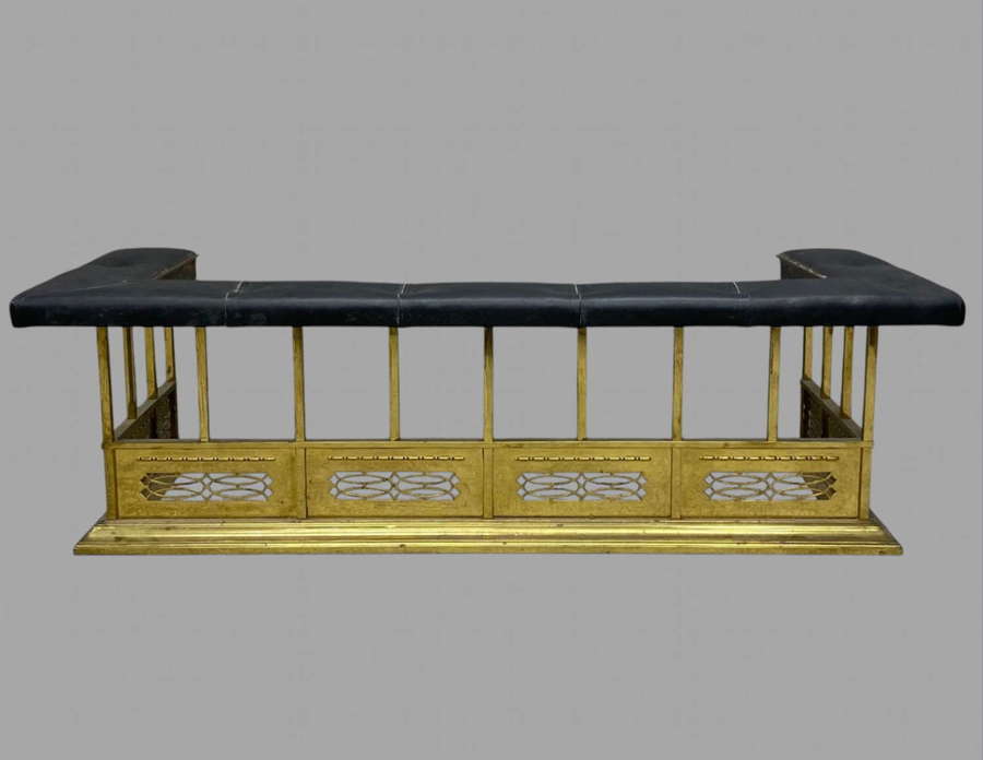 A Late 19thc Club Fender