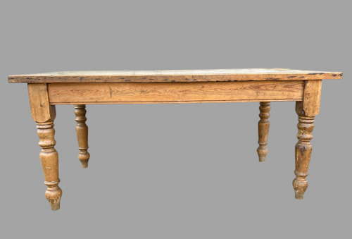 A Mid Century Pine Scrub Kitchen Table