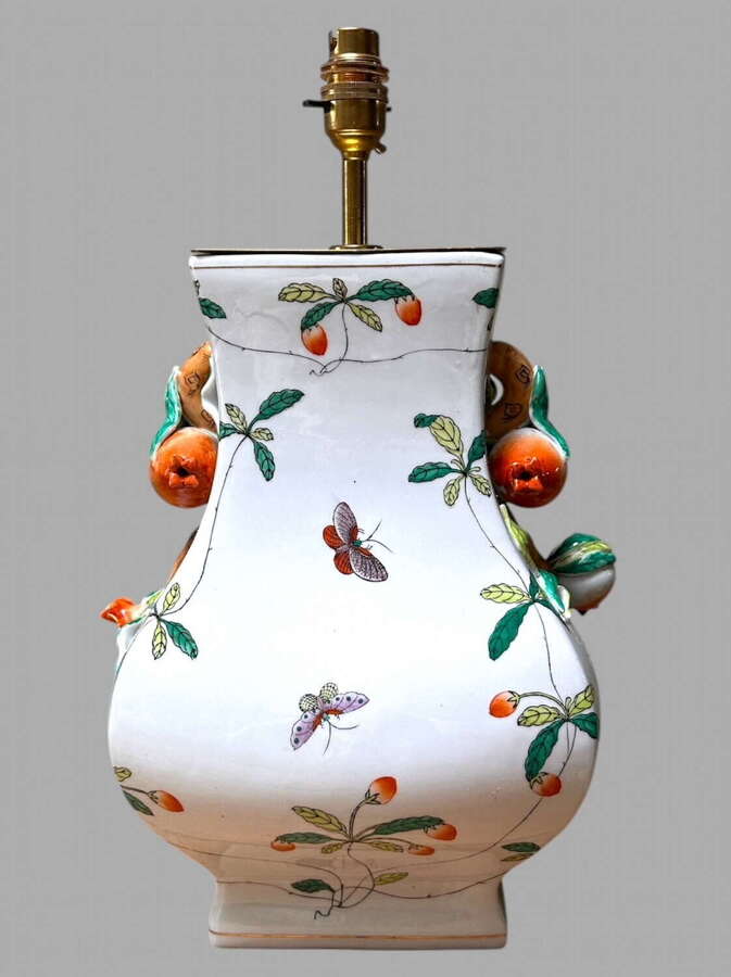 A Very Attractive Good Sized Chinese Lamp
