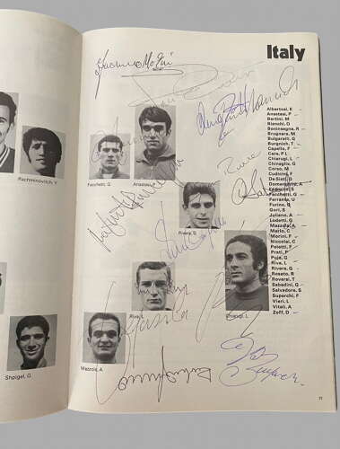 A Multi-signed Mexico 1970 World Cup Programme