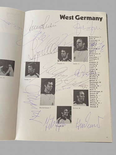 A Multi-signed Mexico 1970 World Cup Programme