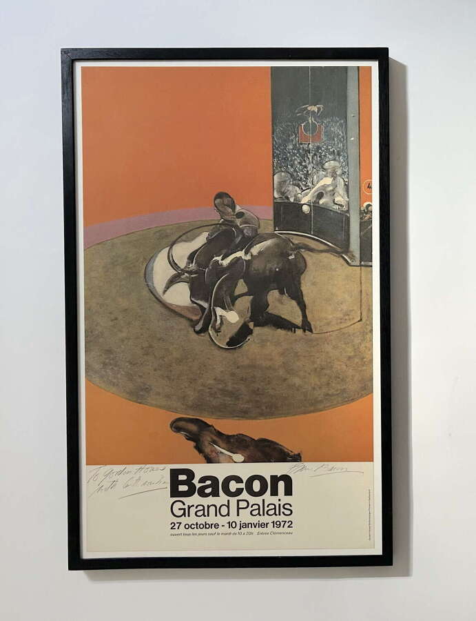 Francis Bacon Signed Grand Palais Poster