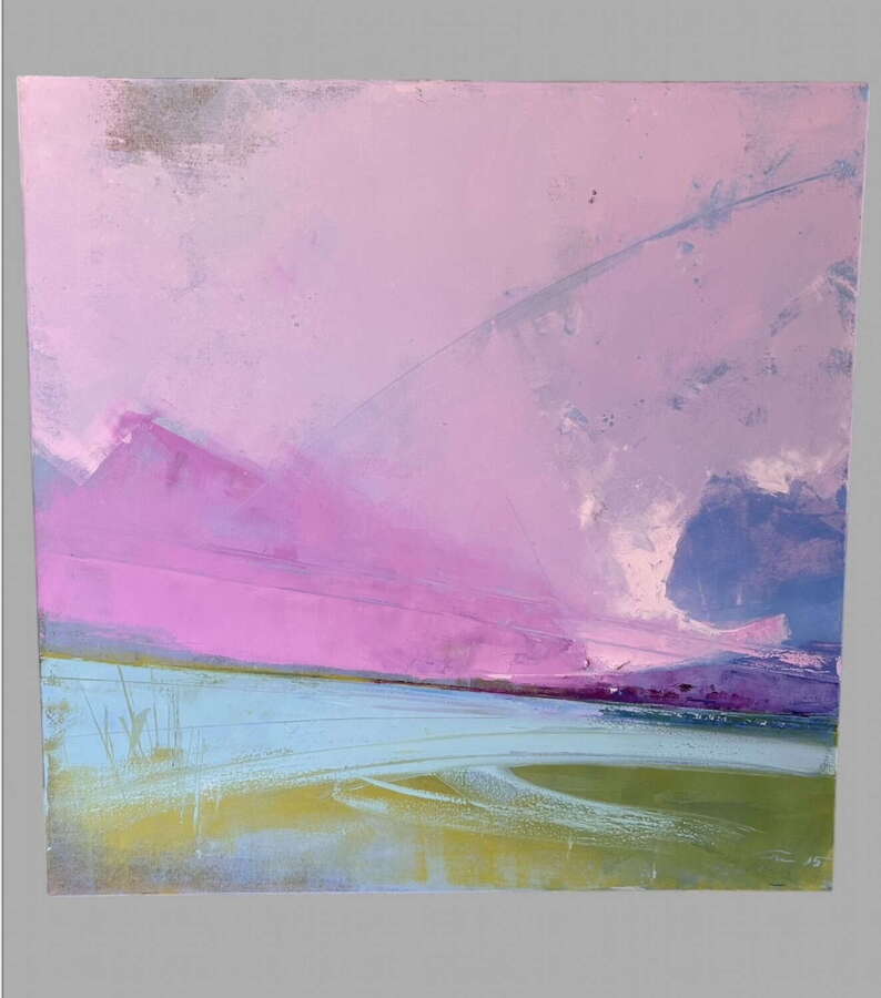 Franco Fasulo (Italian) - A Fabulous Large Visual Contemporary work entitled 'Carmargue'