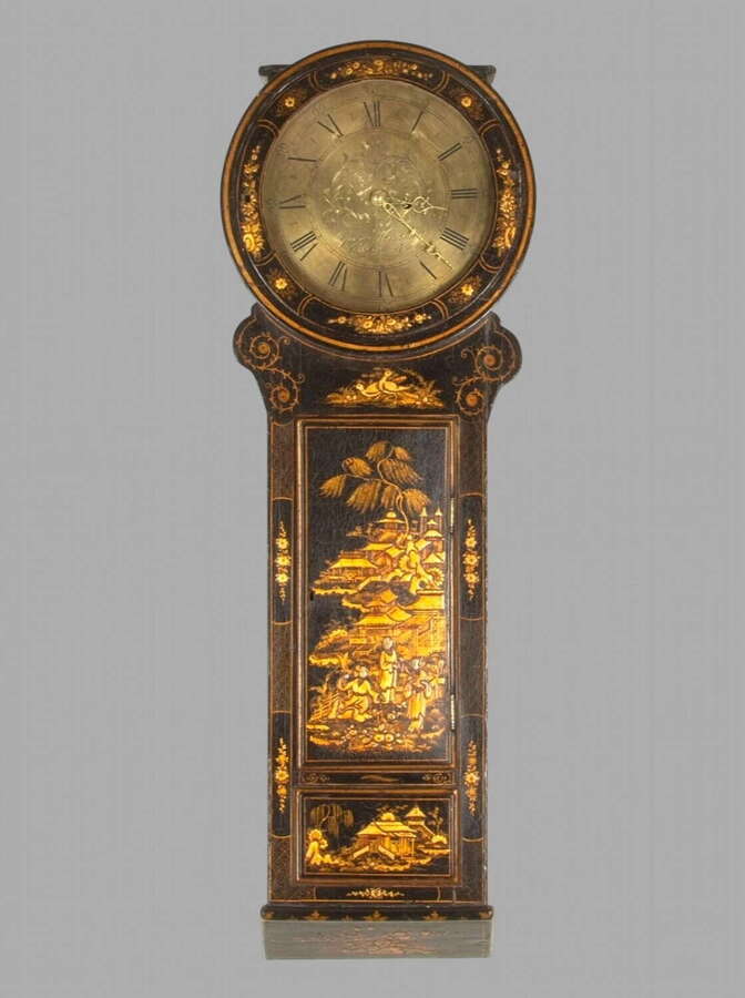 A Very Attractive 18thc Chinoisiere Clock