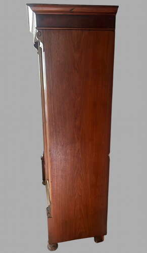 A Grunderzeit Walnut Veneered Wardrobe