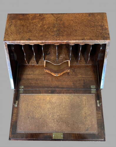 An Attractive Small Burr Walnut Desk c1920's
