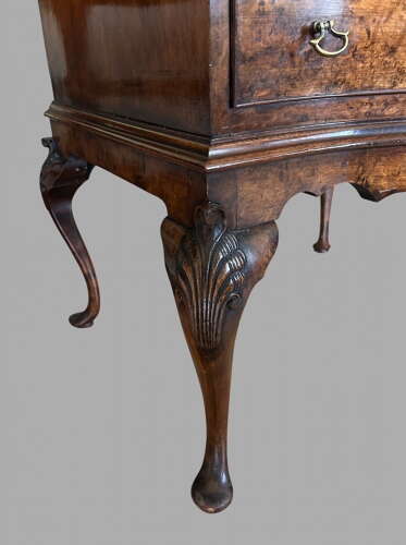 An Attractive Small Burr Walnut Desk c1920's