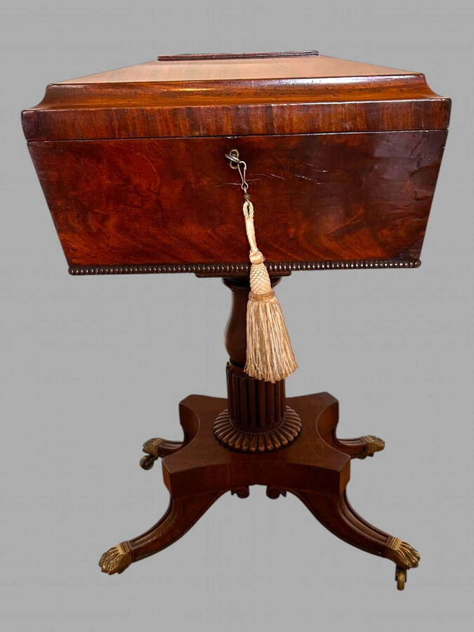 An Attractive Victorian Mahogany Teapoy