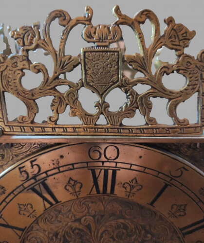 An Attractive Brass Lantern Clock by Gray of Edinburgh