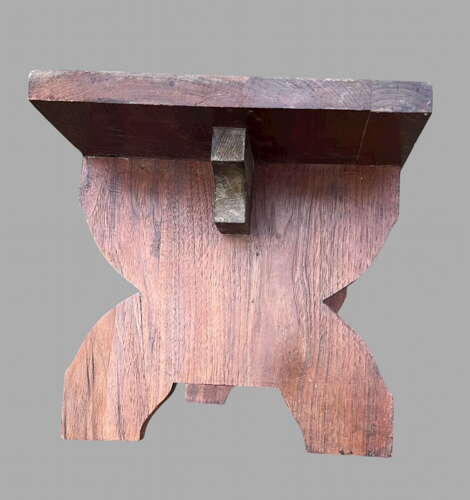 Hand-Carved Pegasus Stool / Low Bench