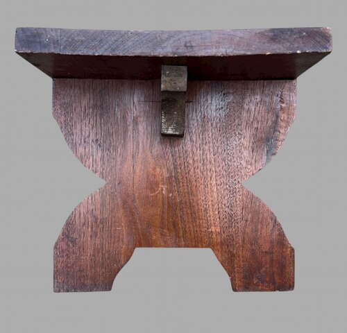 Hand-Carved Pegasus Stool / Low Bench