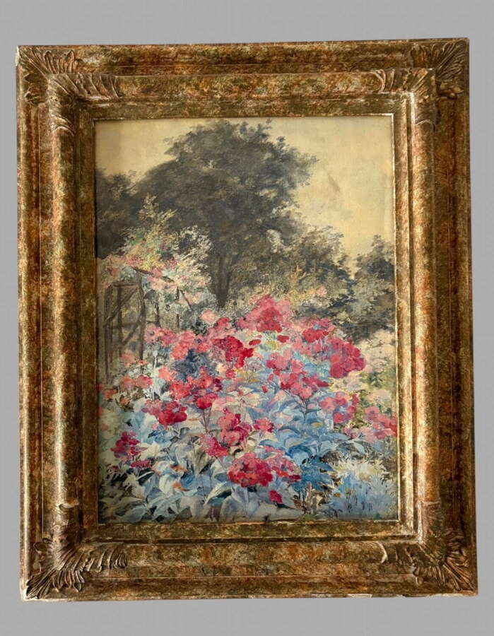 Floral Garden Scene, c.1930s&ndash;1950s