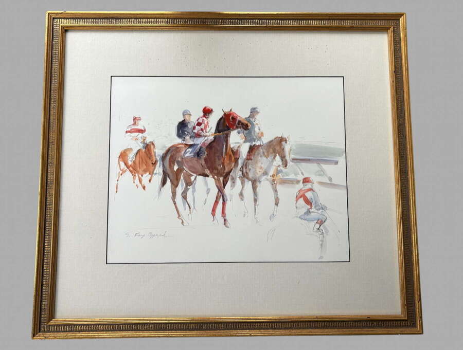 Sandra Faye Oppegard - American Horse Racing c1980