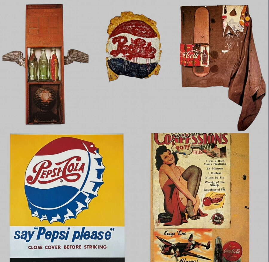 Set of Iconic Pop Art Coca Cola & Pepsi Prints